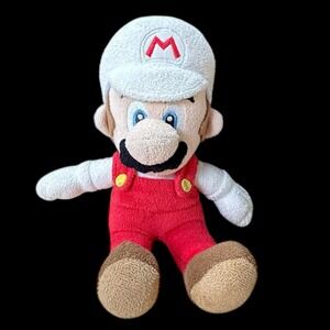 Super Mario Bros Fire Sanei Plush 8" Stuffed Toy Doll Japan 11 - Missing Tag